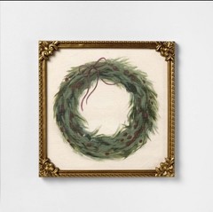 Threshold Studio McGee 🎄 Ribbon Wreath Framed Wall Art Target 2025 Christmas