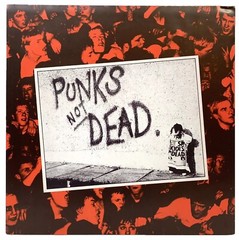 The Exploited Punks Not Dead 1981 Album Cover Art Print 11-1/2”x 11-1/4” Mounted