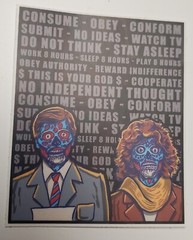 THEY LIVE Movie (1988) STICKERS 🎬