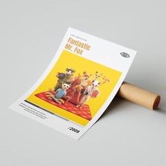 Fantastic Mr. Fox Movie Poster Print, Wall Art – Unframed