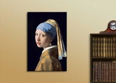 Wall26 Girl with a Pearl Earring by Johannes Vermeer Giclee Canvas – 12″ x 18″