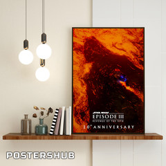 Star Wars Episode III Revenge Of The Sith 20th Anniversary Poster Fan Gift