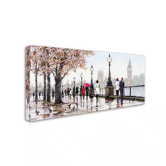 24 In. X 47 In. «Thames View» by the Macneil Studio Printed Canvas Wall Art