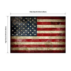Canvas Wall Art Print Painting Picture Home Office Decor Vintage American Flag