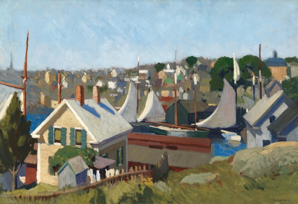 Edward Hopper : Gloucester Harbor : 1912 : Archival Art Print