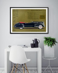Vintage 1941 Packard Victoria Ad POSTER! – Multiple Sizes – Classic Cars – Art