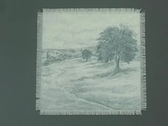 Hearth & Hand Frame Landscape Linen Square & Black Matte 18″ x 18″ Total Size