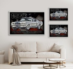 1967 Mustang Shelby GT500 Muscle Classic Car 24×36 or 11×17 In Poster
