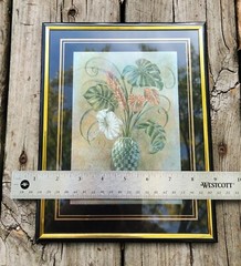 Framed Foil Plant In Pot Picture