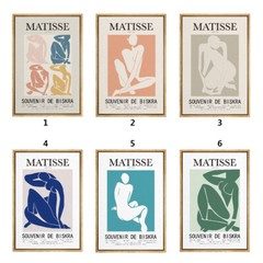 Henri Matisse Framed Art Print Abstract Female Wall Art