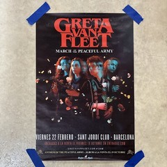 Greta Van Fleet ✅ March Of The Peaceful Army ✅ Wall Art Canvas Poster ✅ 12×18 in