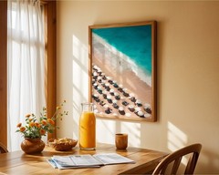 Beach Ocean Relaxing Wall Art Poster Print BS100-105_0