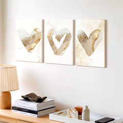 3 Pieces Elegant Abstract Large Wall Art Canvas Set for Living Room Set Of 3