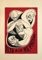 Alto a la Represión Poster – 1965 Vintage Anti-Repression Political Print