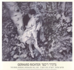 GERHARD RICHTER Lovers in the Forest 26.75″ x 28.25″ Poster 1995 Contemporary Bl