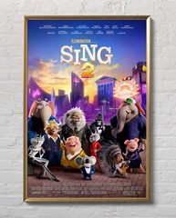 Sing 2 2021 Movie Poster 24″x36″ Glossy 21045