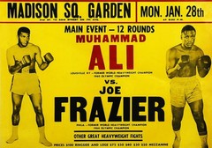 MUHAMMAD ALI vs. JOE FRAZIER Madison Square Garden Boxing – poster no frame