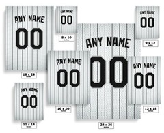 Chicago White Sox Jersey Print-Personalized Any NAME & NUMBER