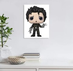Edward Scissorhands POP Figure Canvas Poster, Frameless 11.8×15.7in