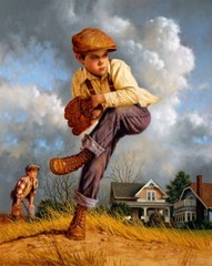 Fastball, Jim Daly, Art Print Poster 14″ x 11″ 3064