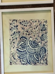 Set Of 2 Pottery Barn Framed Floral Foliage Art Prints Wall Decor 8.5×10.5