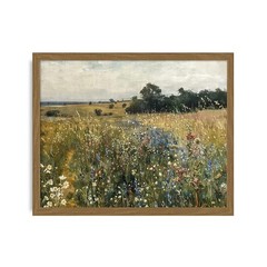 XMMPOT Wildflower Canvas Wall Art: Framed Wall Art for Living Room- Vintage N…