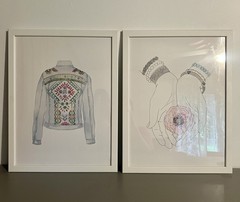 IKEA Bild Prints Set Of 2 In White Fiskbo Frames