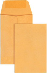 #1 Coin and Small Parts Envelope with Gummed Flap for Home or Office Use, 28 Lb.