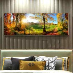 Sea Sunset Landscape Canvas Painting Poster Living Room Home Decor