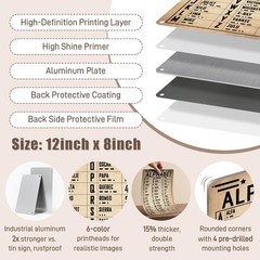 Military Decor Morse Phonetic Alphabet Poster – Pilot Gifts for Men Cave – Av…
