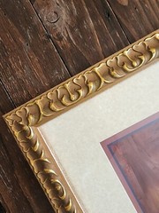 Stylish Black Family Theme Golden Brown Framed Home Interior Picture 26×20