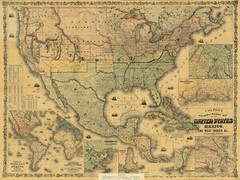 Colton’s 1862 Railroad and Military Map of the US Civil War Era History Poster