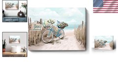 12×16 Coastal Themed Canvas Art – Beautiful Seascape for Bathroom & Living Room