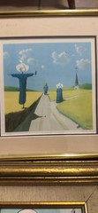 Set of 10 Framed Matted Art Prints, Multicolor Paper Wall Art, Humor Theme