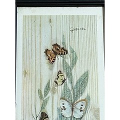 Gallardo Butterflies Art Print Black Wood Frame Signed Botanical insect Vintage