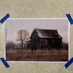 Old Rustic Vintage Barn ✅ Poster Print Canvas Wall Art Decor Country ✅ 12×18 in