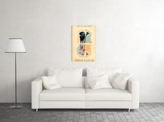 South Africa Wildlife Elephant 1951 Vintage Wall Art Home Decor – POSTER 20×30