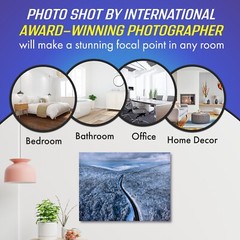 Large Modern Nature Canvas Art for Living Room, Bedroom, Dining Room 16 x 24