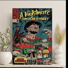 A Nightmare On Elm Street Unframed Canvas Poster 12×18 Inches!