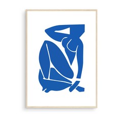 Matisse Art Print Poster, Matisse Cut Outs, Matisse Art, Vintage Art 2 Navy Blue