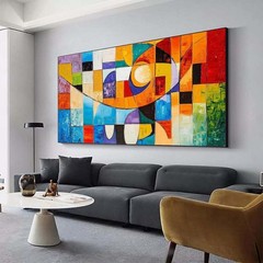 Green Modern Abstract Texture Hand Painted Oil Painting on Canvas Home Decor