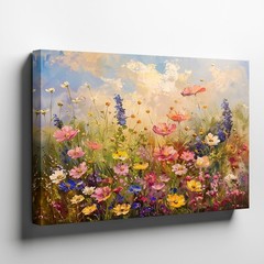 Vibrant Wildflowers Bouquet Floral Meadow Nature Accent Gallery Wall Art Print