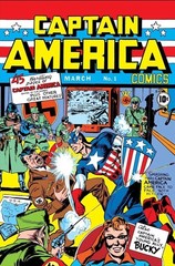 CAPTAIN AMERICA COMICS #1 COMIC book COVER Poster print 11″x17″ home decor
