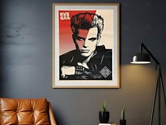 Billy Idol Shepard Fairey Canvas Wrap Wall Decor PosterWall Art Print