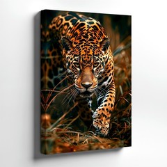 Wall Art Jaguar Wildlife Canvas Print Big Cat Jungle Animal Poster Home Decor