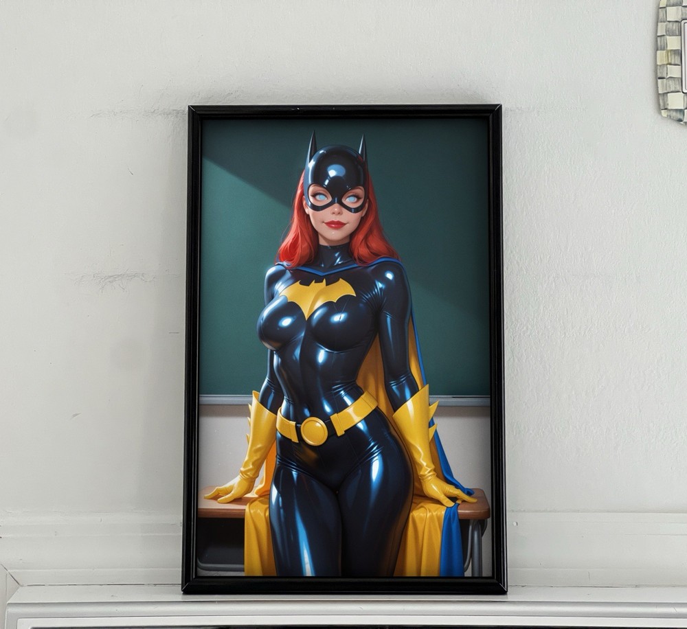 Batman The Animated Series Batgirl Art Poster