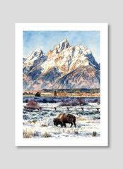 Set of 6 | Banff US National Parks Landscape Watercolor Art – Digital Download