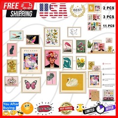 16 PCS Framed Eclectic Wall Art Decor, Modern Maximalist Home Gallery Wall Fr…
