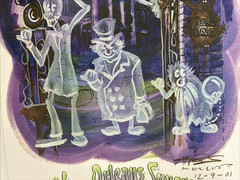 The Haunted Mansion at New Orleans Square 17 x 10.25″ Artist Meller 2001
