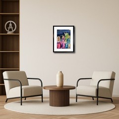 Digital download Painting original «H.I – JAKARTA» In 4 Size